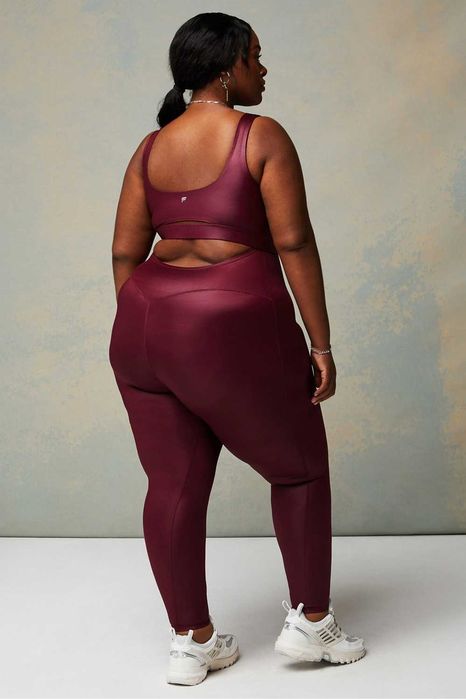 Ефектний спортивний комбінезон з лосинами і відкритою спиною 54-56 р-р