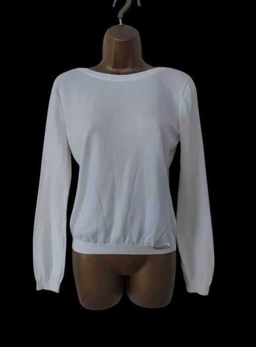 Moschino biały cienki sweter M