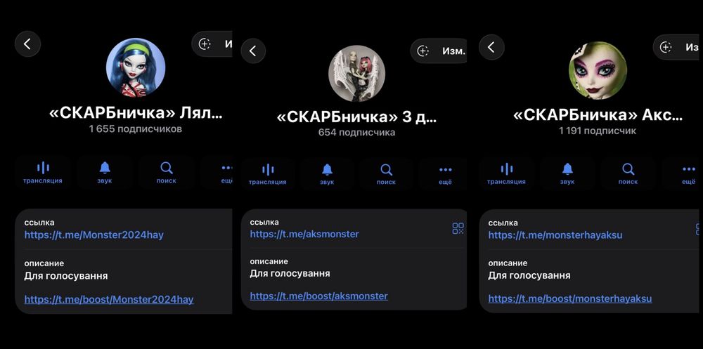 Акси монстер хай, запчастини