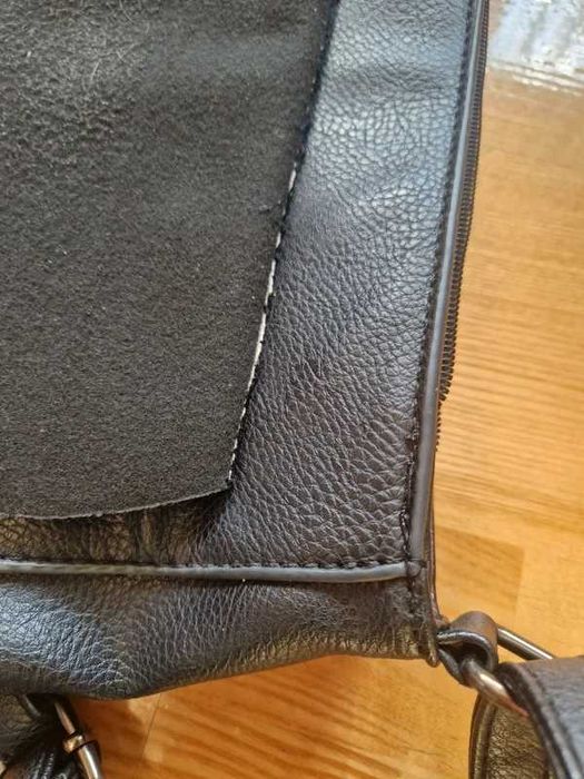 Torebka czarna z klapą na ramię 32 x 22