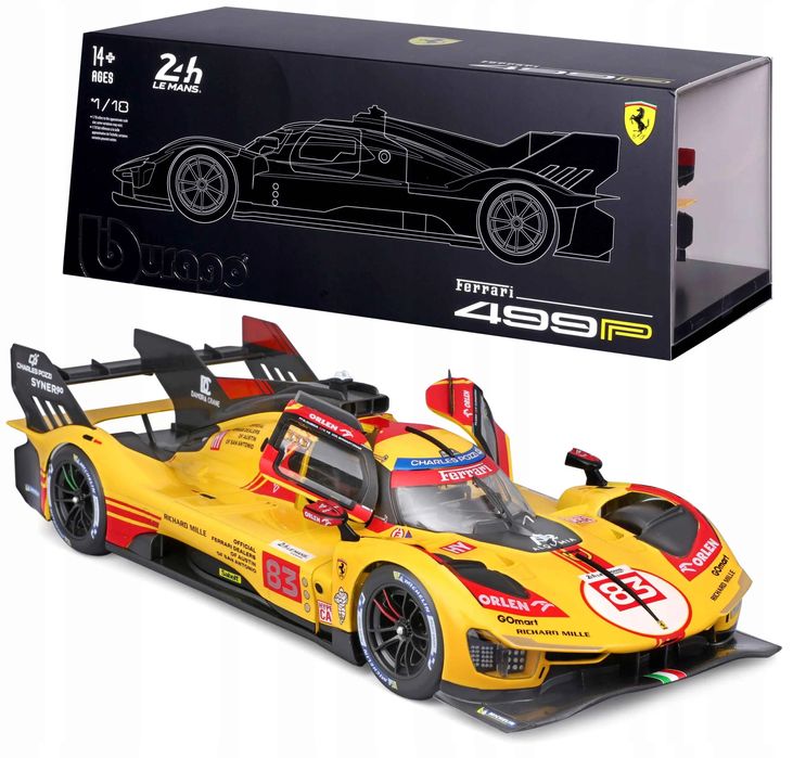 Bburago Model 1:18 Ferrari 499P Kubica LMH FIA WEC 24h Le MansBburago 18-16313. Bburago