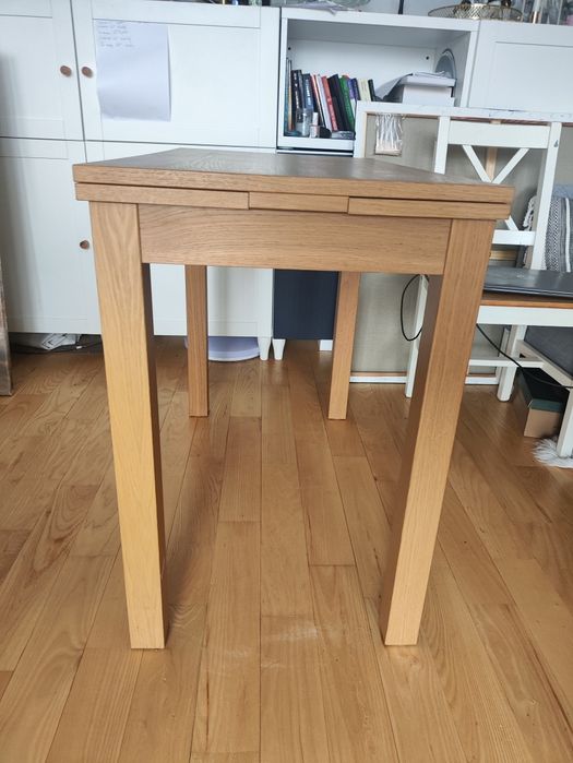 Stół Ikea rozkładany szer ok. 50/69/88,5cm długość 90 cm