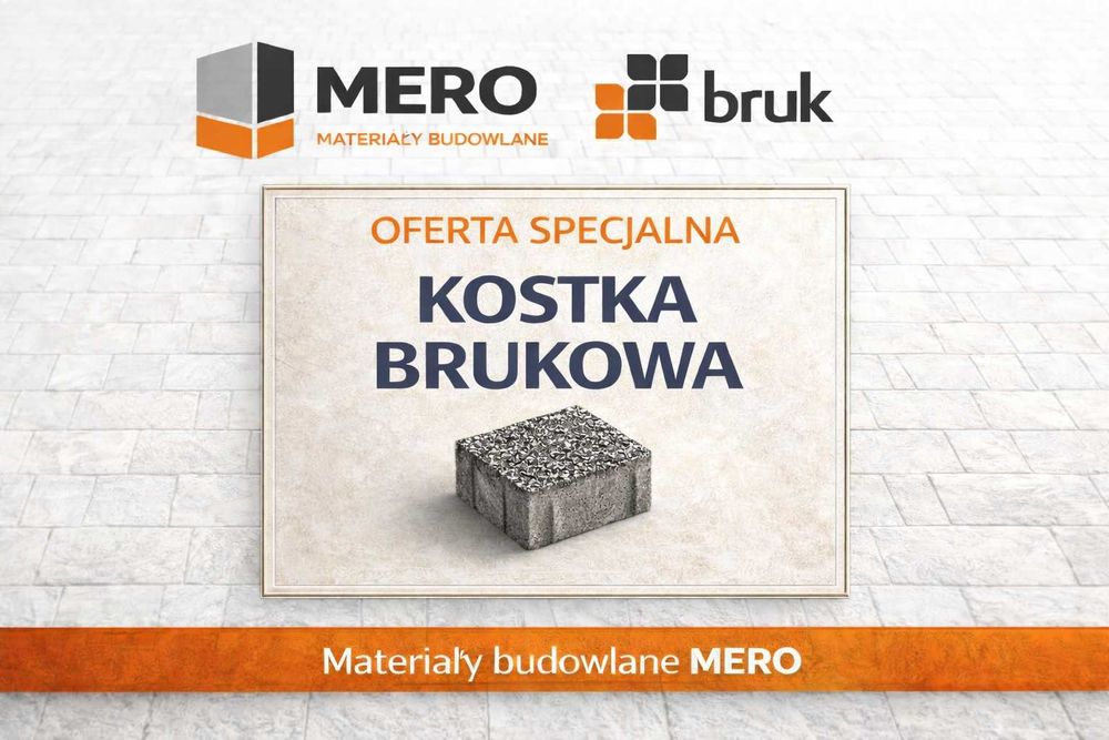 Bruk kostka płyta chodnikowa 40x40x5 szara