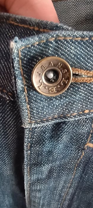 Spódnie jensowe męskie szerokie