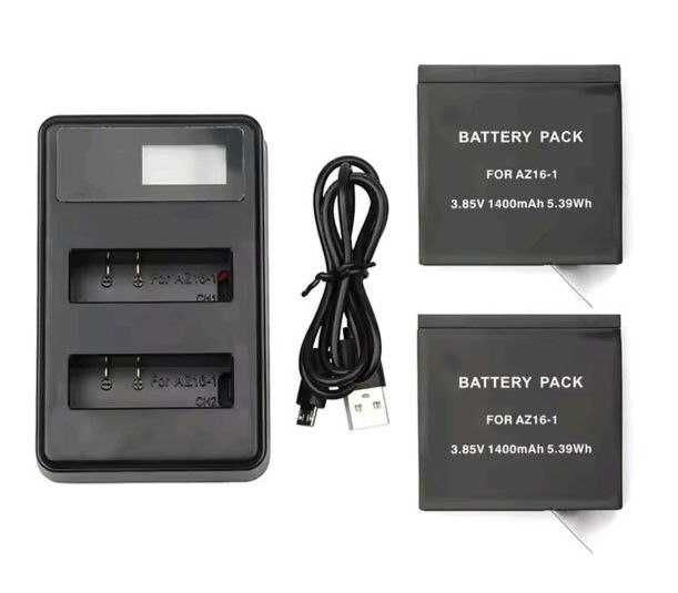 Акумулятор AZ16-1 для Xiaomi YI II 4K, 4K Plus