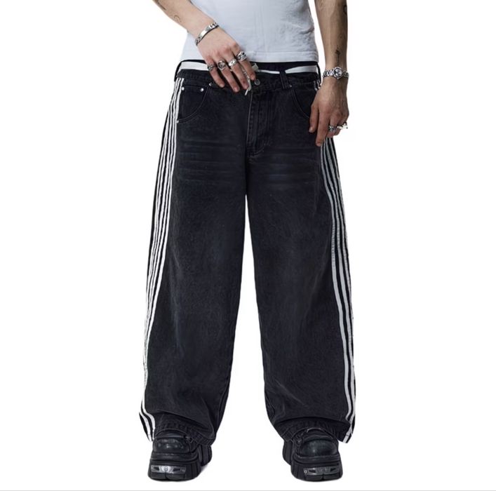 Джинси y2k like adidas