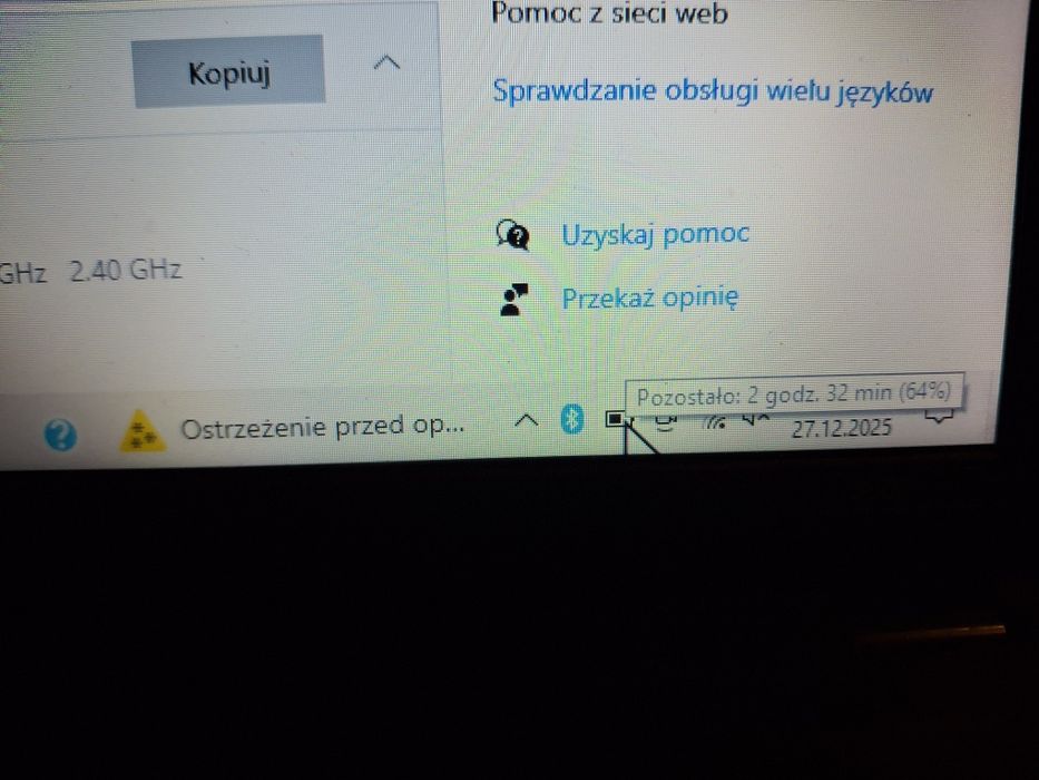 Laptop Hp 250 G1 dysk SSD torba