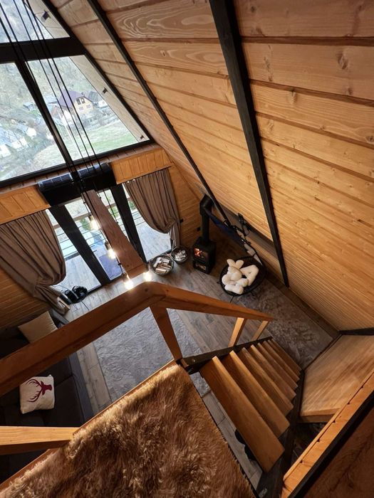 Будиночок для відпочинку в горах з чаном та банею