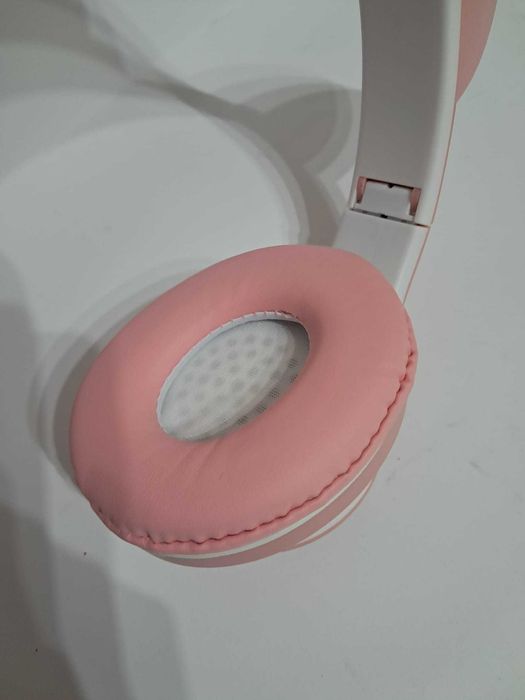 Słuchawki Dla Dziecka Bezprzewodowe z Uszami Bluetooth Świecące