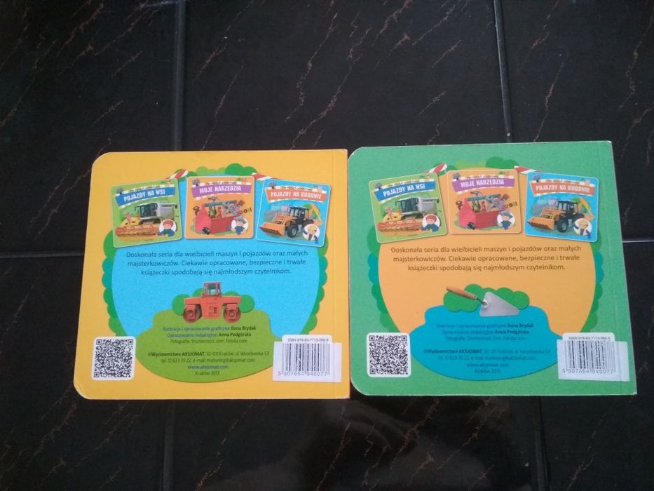 Pan kluczyk przedstawia pojazdy  na budowie i moje narzędzia.