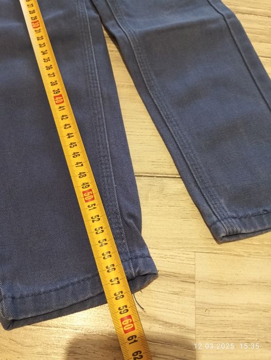 Spodnie chłopięce niebieskie