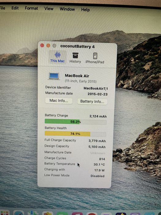 MacBook Air A 1465 11 mid 2013-2015 ( по запчастям )