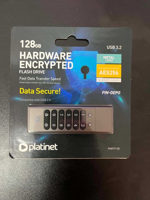 Szyfrowany PENDRIVE NOWY 128GB