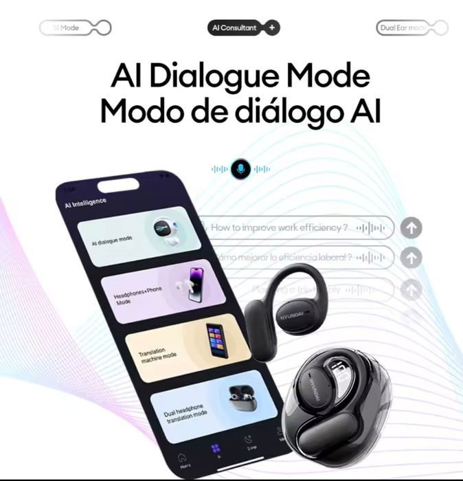 Auriculares Hyundai tradutores