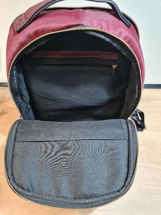Bordowy plecak damski na laptop Medicine