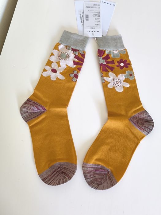 MARNI шкарпетки з мерсеризованої бавовни з додаванням  нейлону.