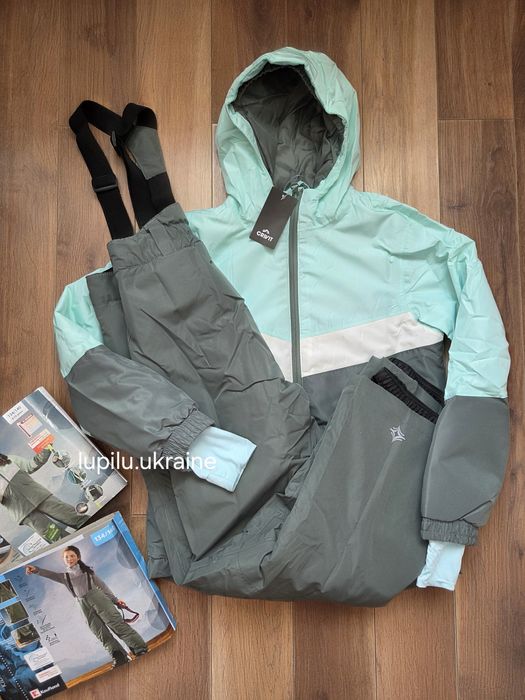 Crivit 134/140 лижний костюм на дівчинку термо  зимовий комбінезон