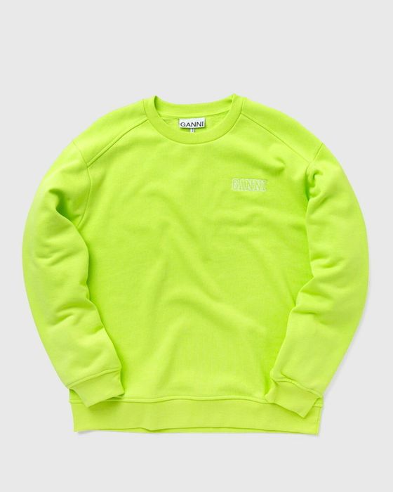 Світшот Ganni яскраво зеленого кольору