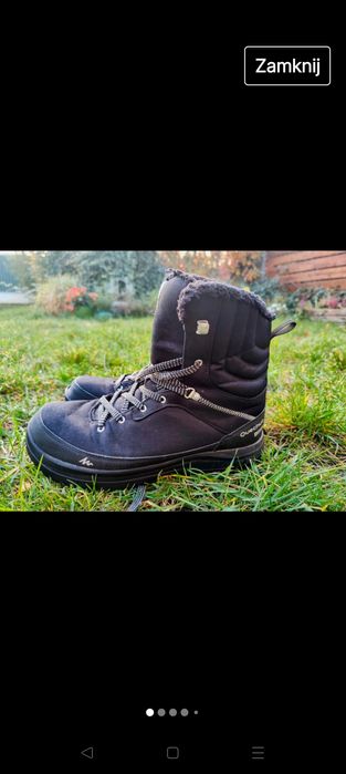 Buty zimowe śniegowce męskie kozaki ciepłe Quechua