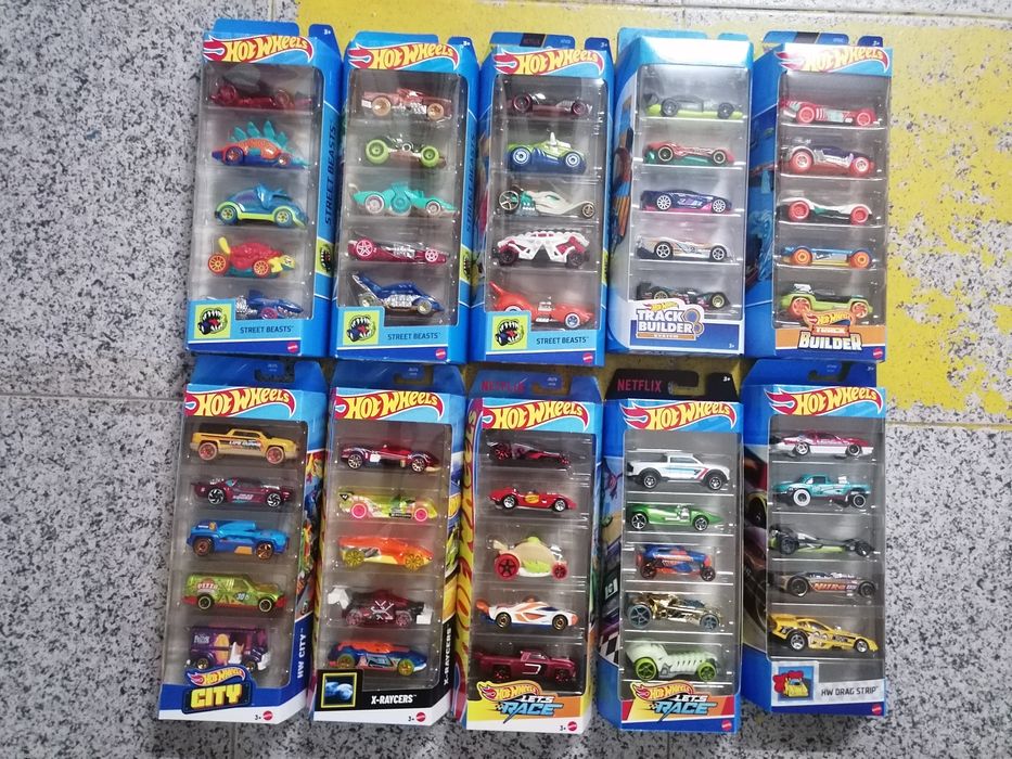 Hotwheels packs de 5