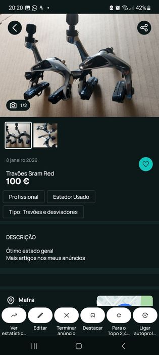 Acessórios para bicicletas oportunidades