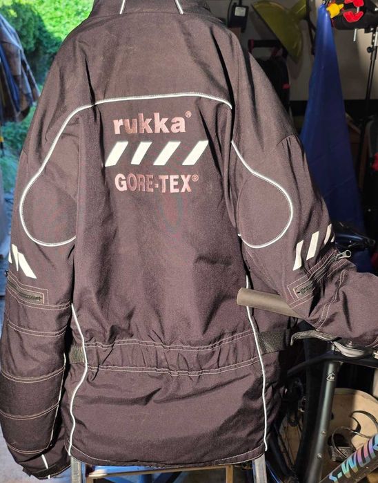 Kurtka Motocyklowa Rukka Gore-Tex Cordura z Protektorami – Premium Touring – Czarna | Rozmiar 56