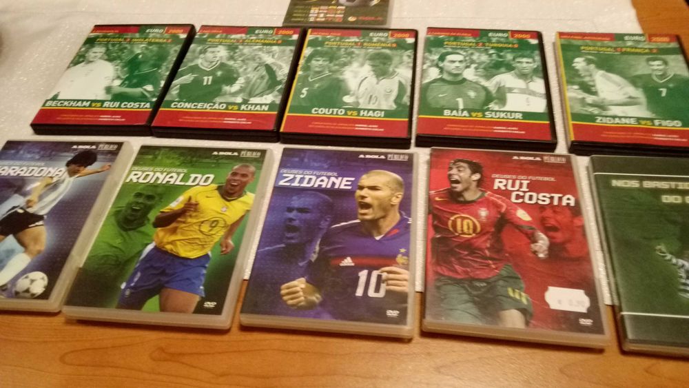 DVD´S de futebol para colecionadores