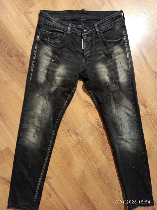 Nowe slim stretch jeans męskie dsquared2