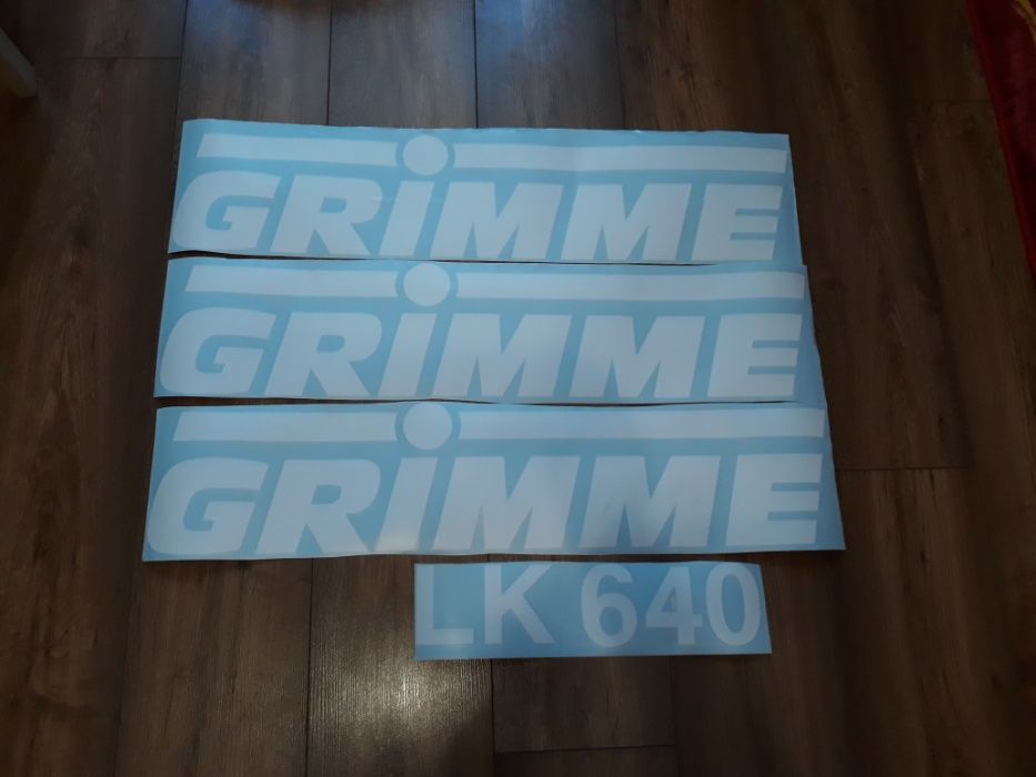 Naklejki Grimme se 75-30 grimme lk 640 inne typy