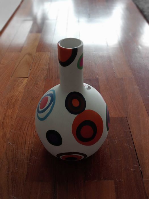 Decorative jar with colorful balls