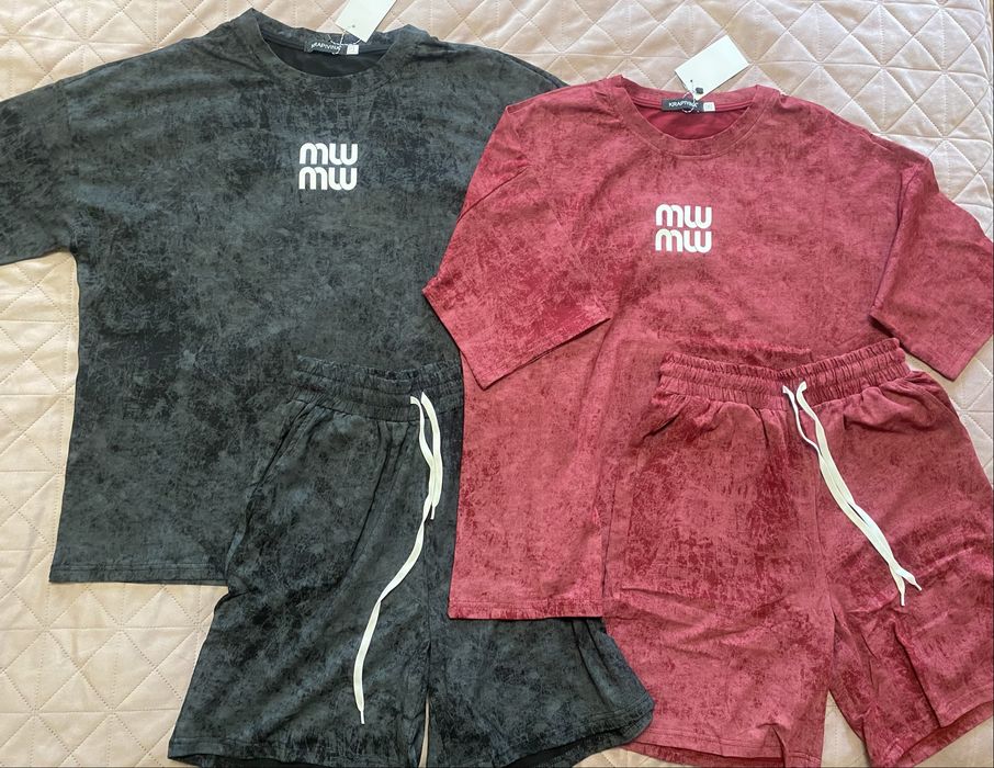 Обвал цін на Костюм оверсайз літній шорти футболка тай-дай