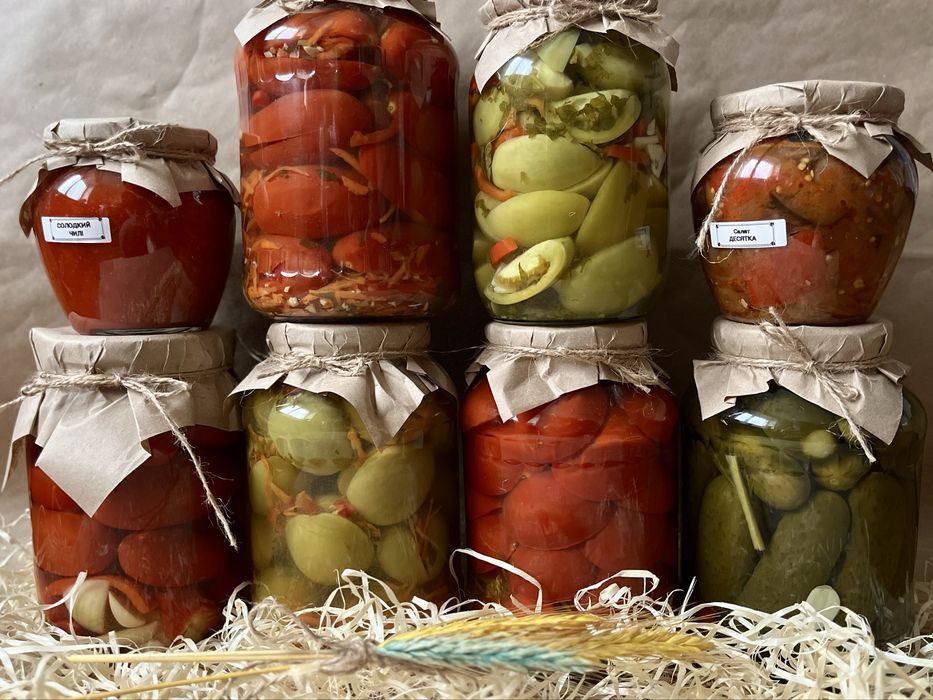 Домашняя консервация из домашних овощей