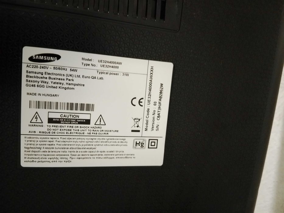 Telewizor Samsung z pilotem