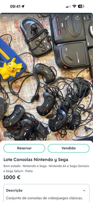 Lote de consolas todas funcionais e estimadas