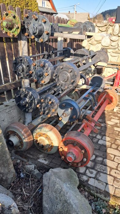 Oś do przyczepy różne wielkości