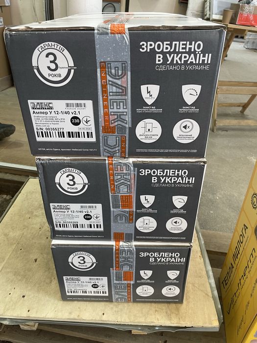 Елєкс Ампер Т У 12-1/40 V2.1 Однофазний стабілізатор напруги (9 кВА/40А)