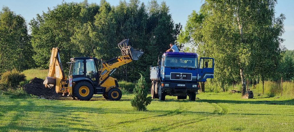 Koparko ładowarka 3CX wynajem usługi