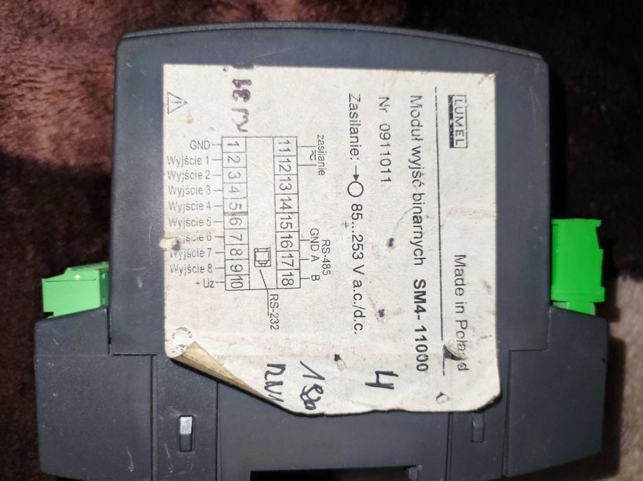 Lumel SM4-11000  moduł wyjść binarnych.