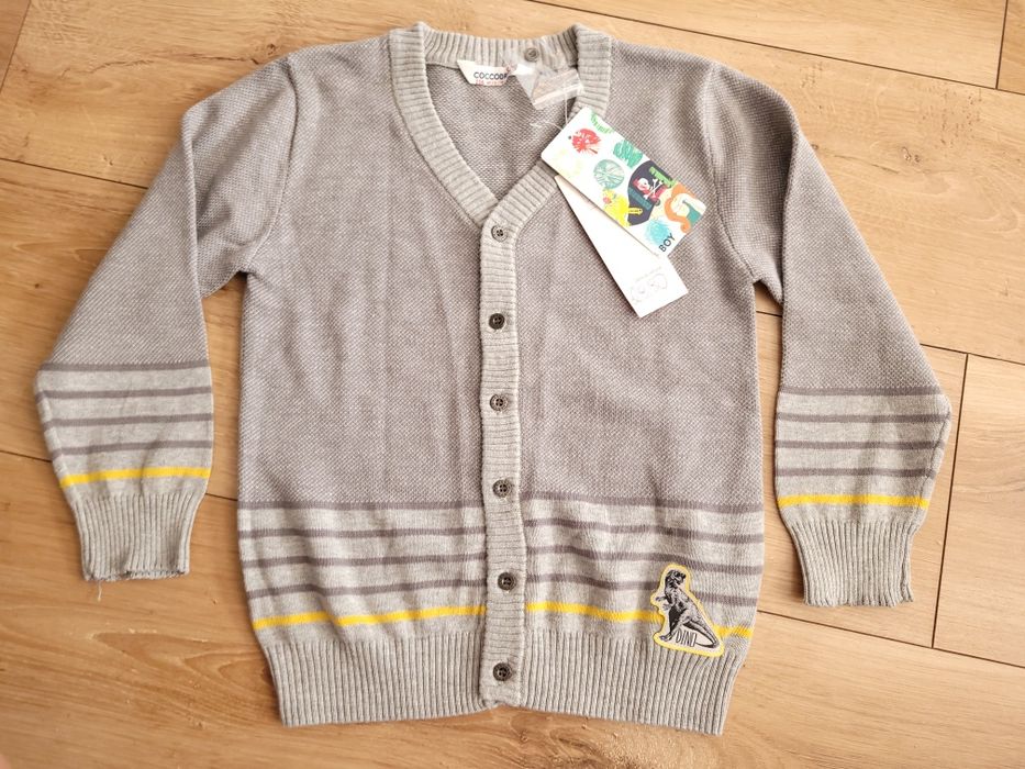 Sweterek rozpinany coccodrillo 116
