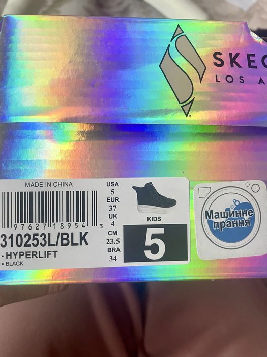 Ботинки черевики хайтопи чобітки кроссовки Skechers 37-38р