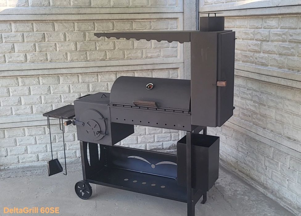 НАДМІЦНИЙ • 5мм • Мангал Коптильня Смокер Барбекю / Гриль / Піч Казан