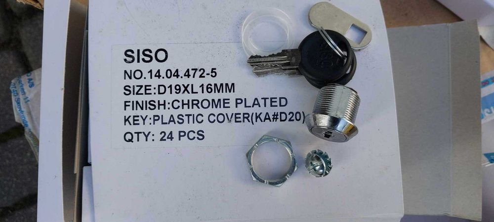 Zamek SISO D19XL16MM nowe!