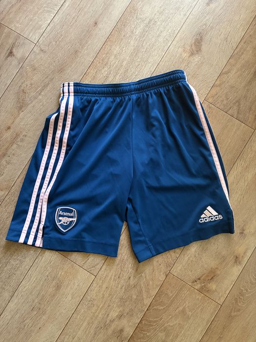Футбольні шорти Adidas Arsenal синьо-рожеві 13-14 років