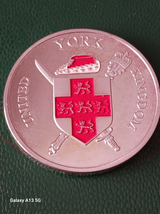 Medal-Numizmat W. Brytania York Shambles - Lustrzane