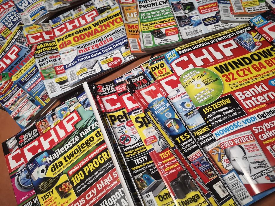 Czasopismo chip 49 sztuk