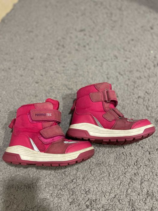 Reima Tec Qing 28, зимові ботинки на дівчинку, рожеві