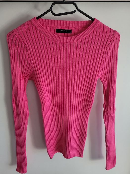 Reserved prążkowany sweter M