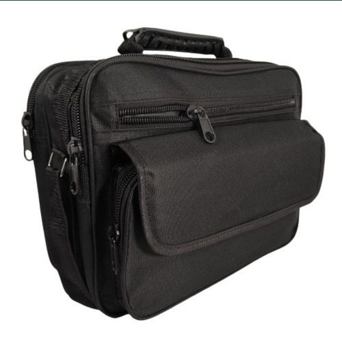 Torba do pracy męska czarna na laptop turystyczna model 507