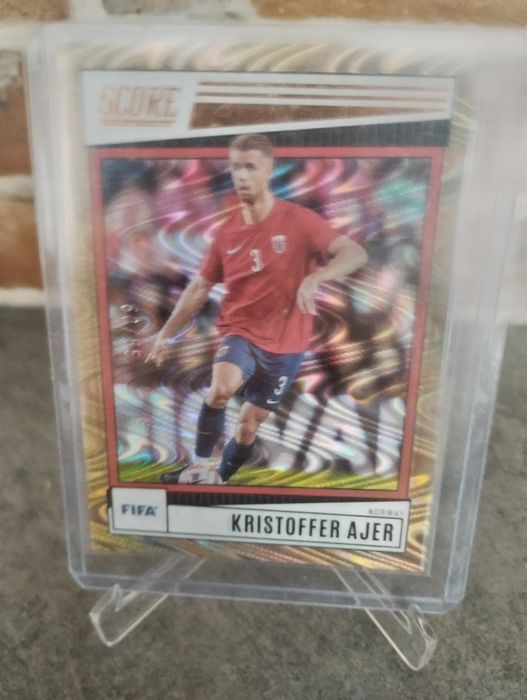 Panini 2022-23 score fifa soccer kristoffer ajer  /55 numbered