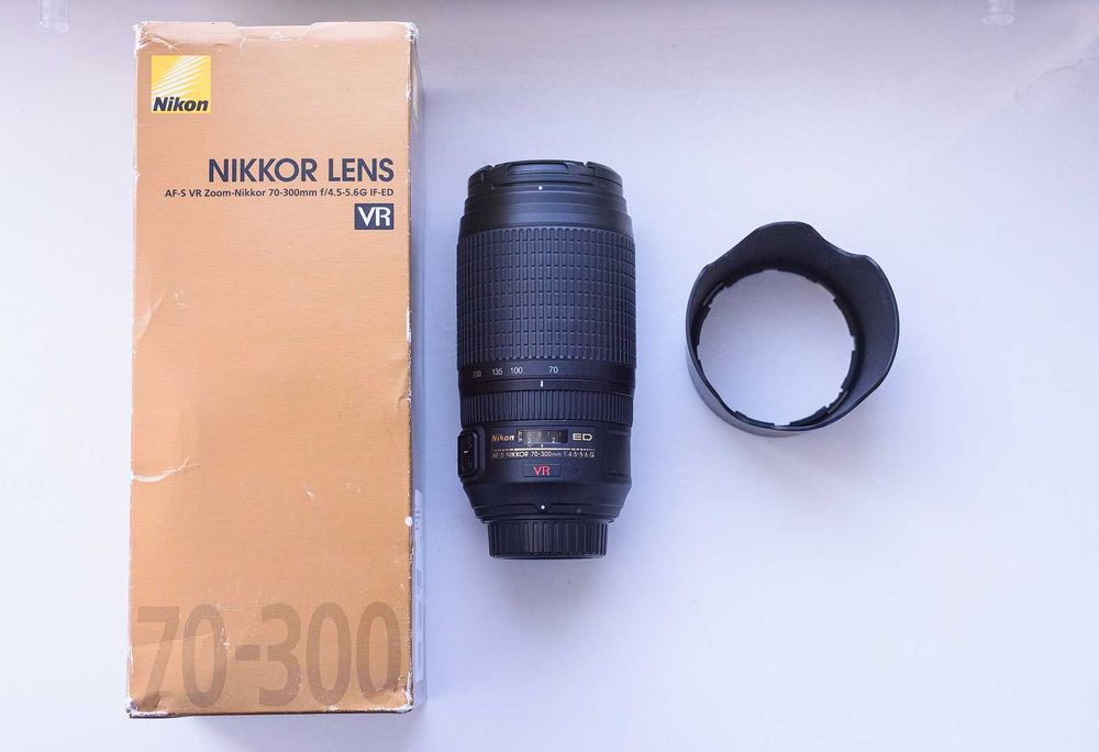 Nikon AF-S 70-300mm  VR 極美品 nikon 70 300 vr - купити фототехніку, відеотехніку - Ціна на OLX.ua